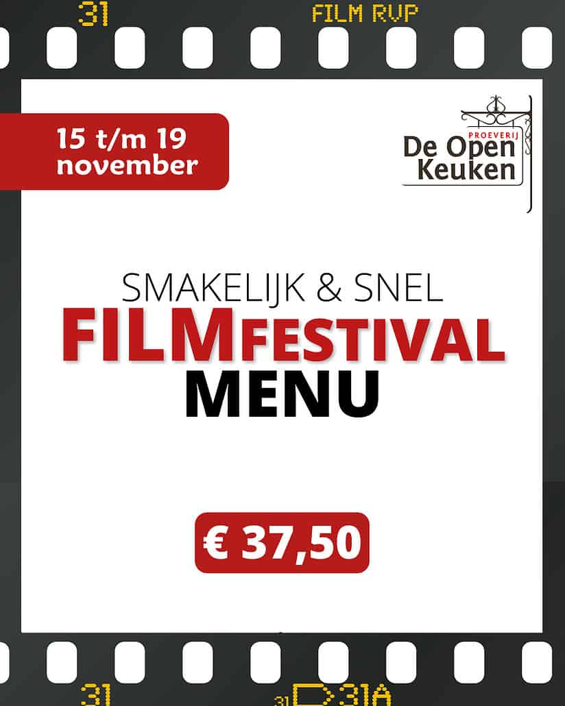 smakelijk & snel filmfestival menu